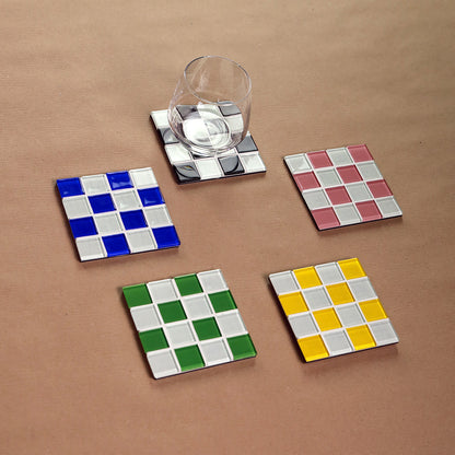 Glasmosaik Untersetzer - Set