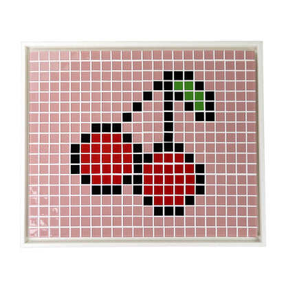Glasmosaik Cherry Wall Art